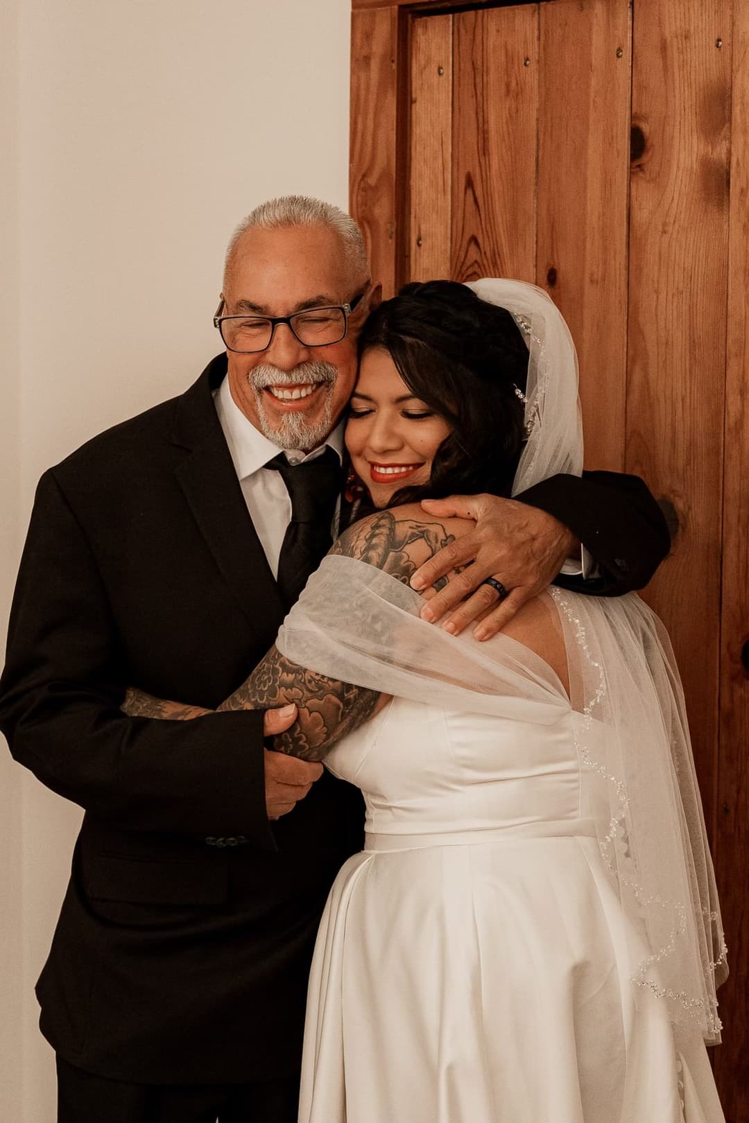 Bride with her Grandfather