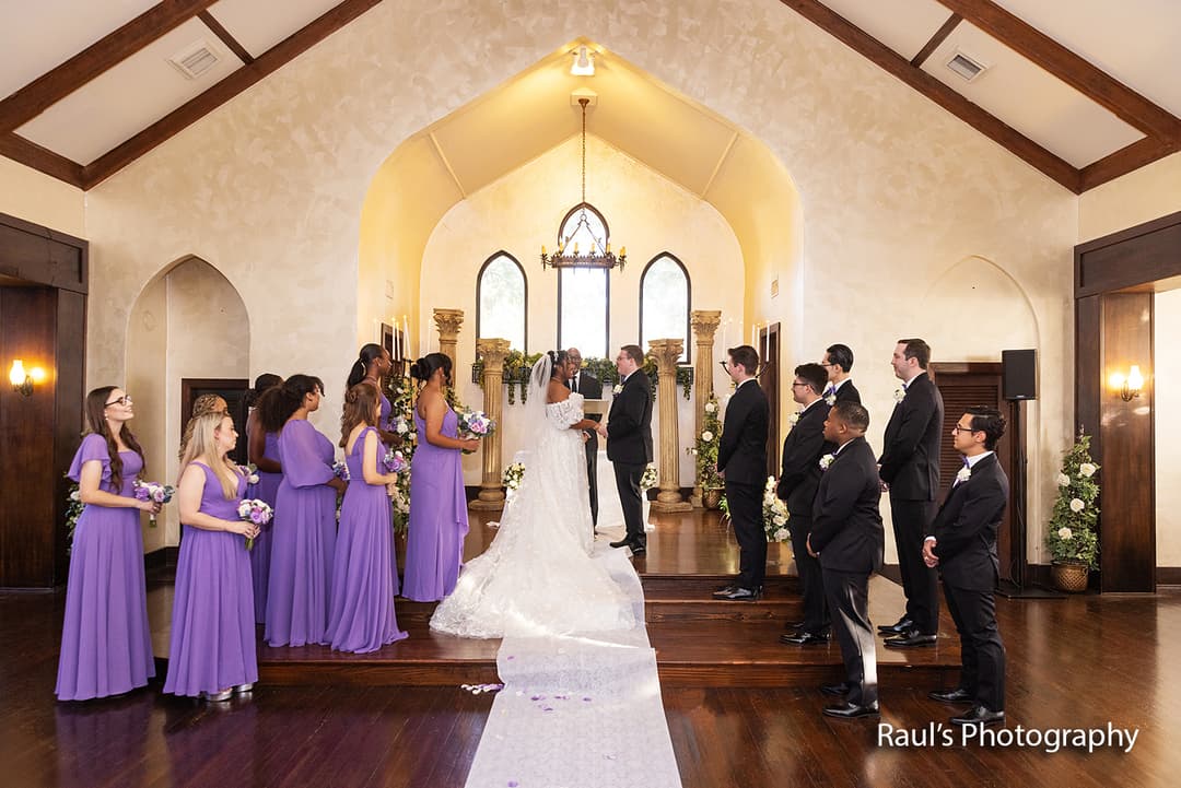 Autumn & Joey Ceremony with Wedding Party