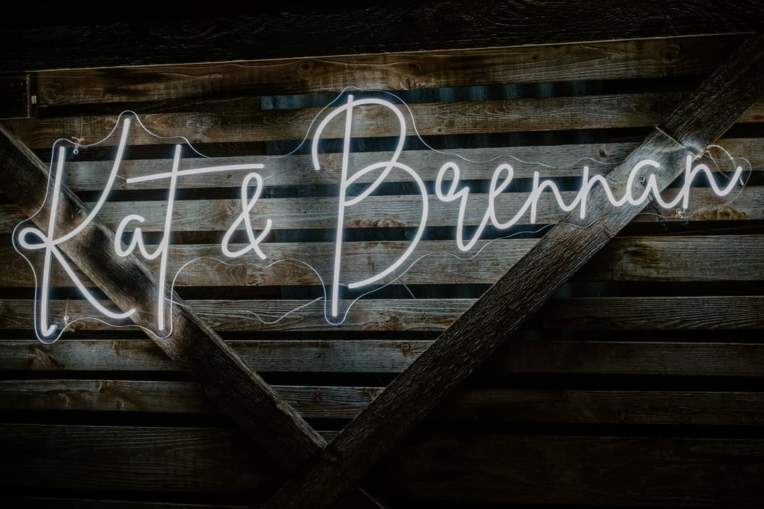 Kat & Brennan LED Entrance