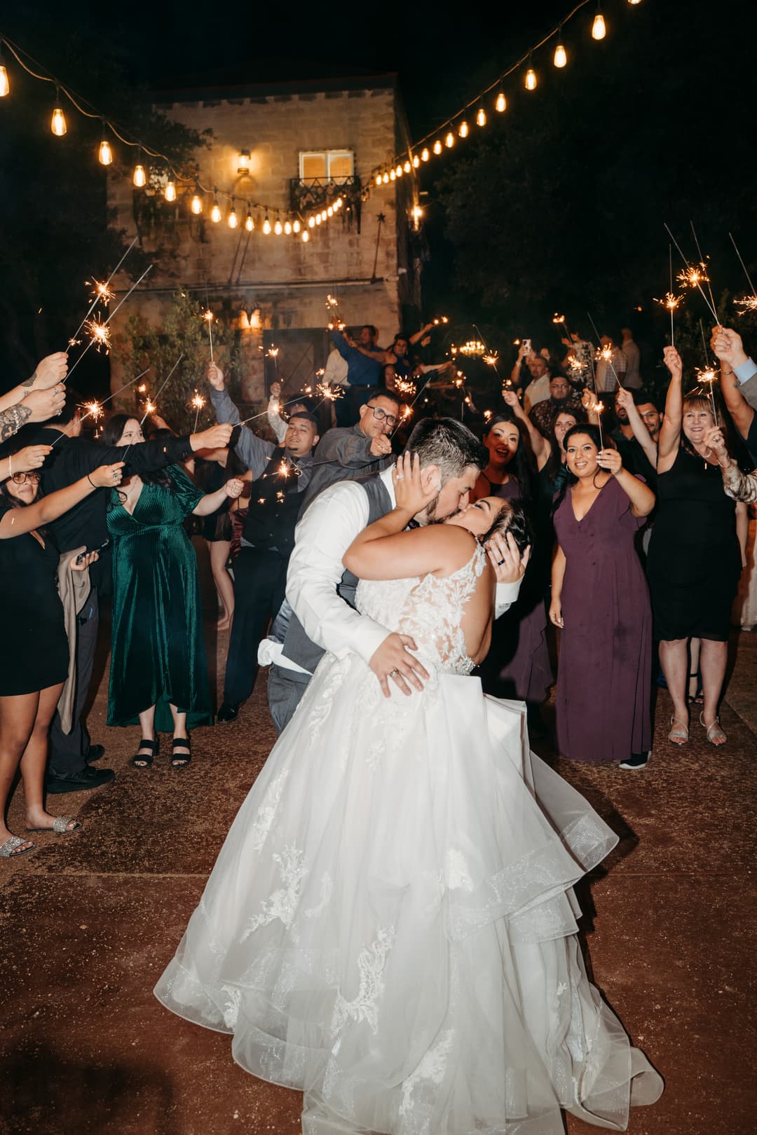 Sam & Chris Sparkler Grand Exit