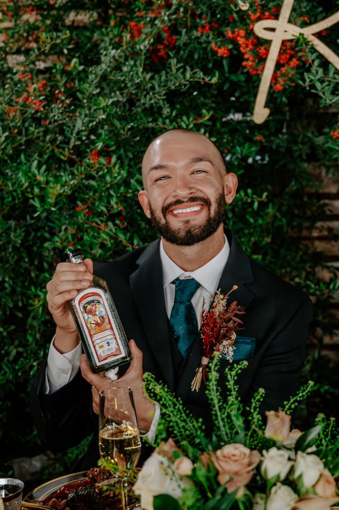 The Groom and A Bottle of Filipino Liquor with a Story